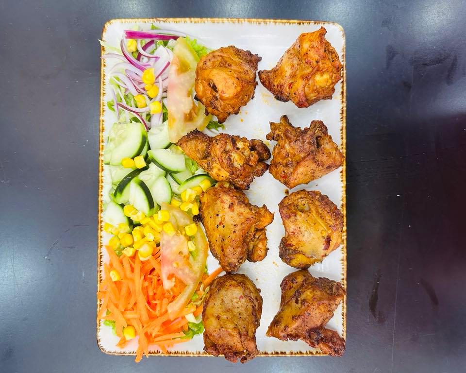 Chicken Tikka With Salad