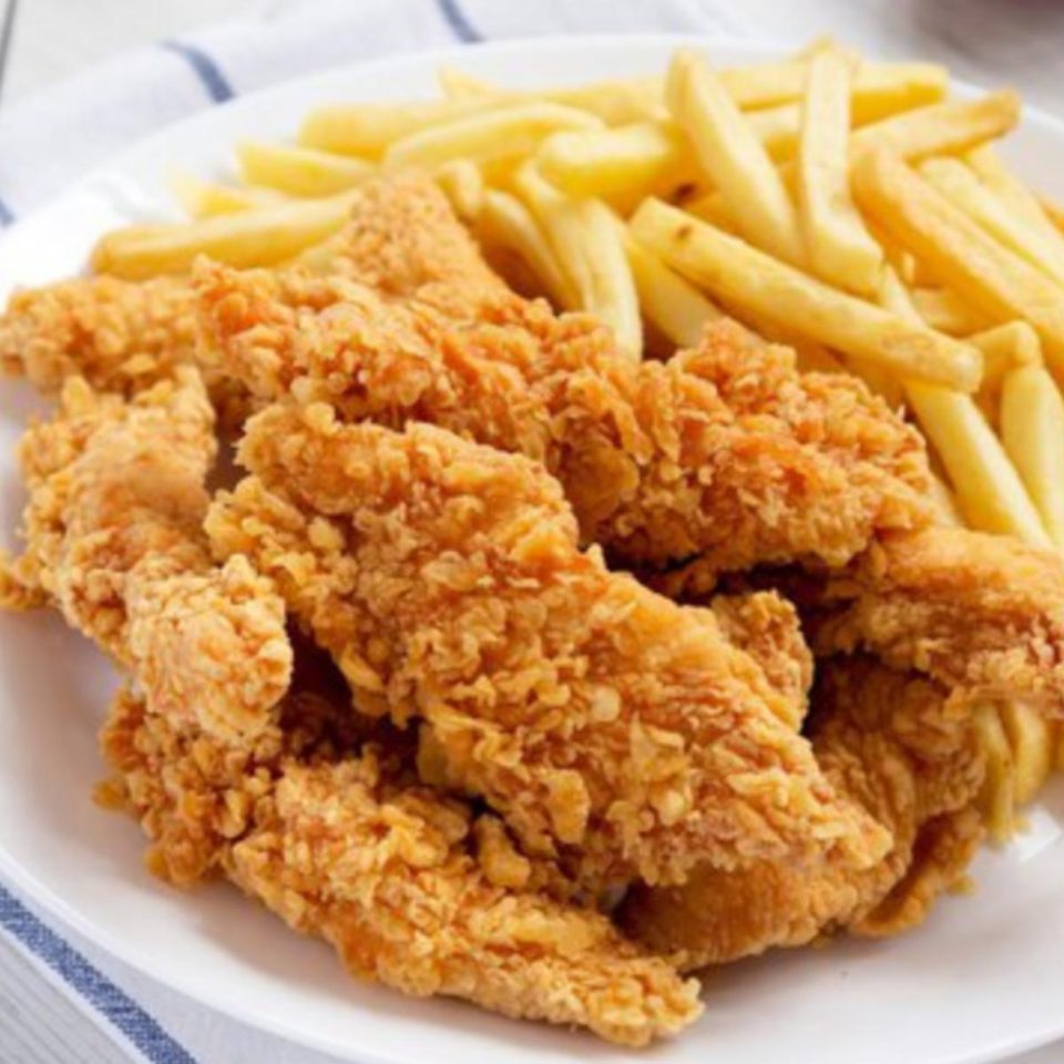 Crispy Chicken With Fries